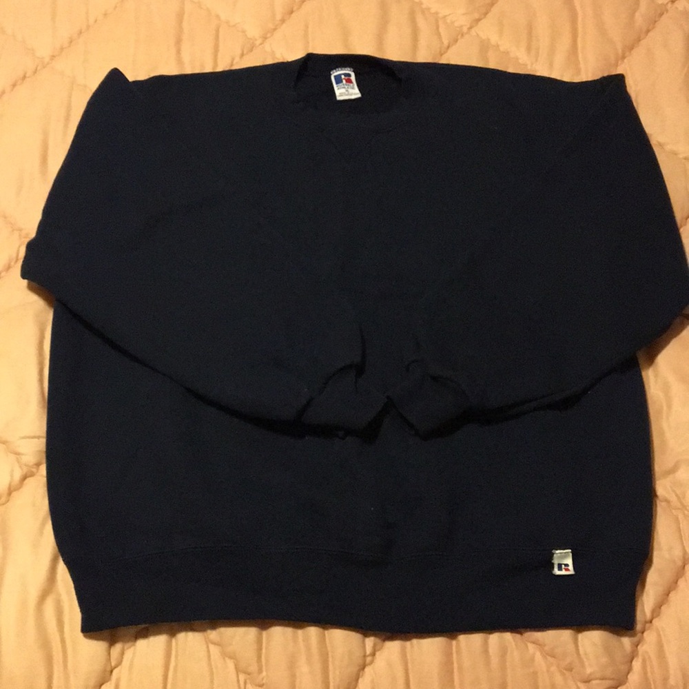 Navy Pullover Sweatshirt